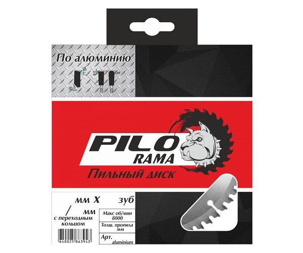 Диск пильный по алюминию "Pilorama" 160мм 60зуб 20/16