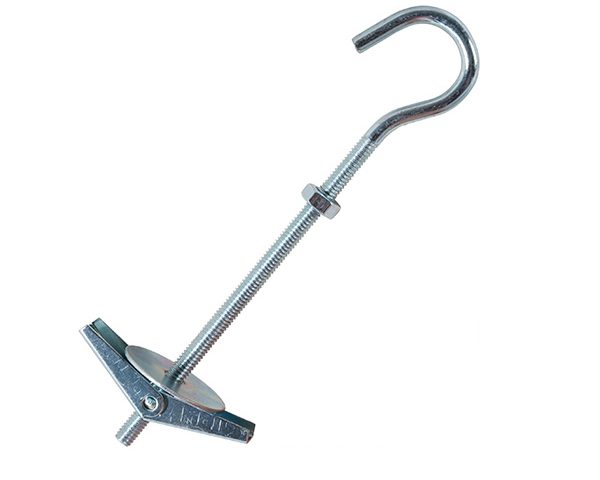 Складной пруж. дюбель с крюком