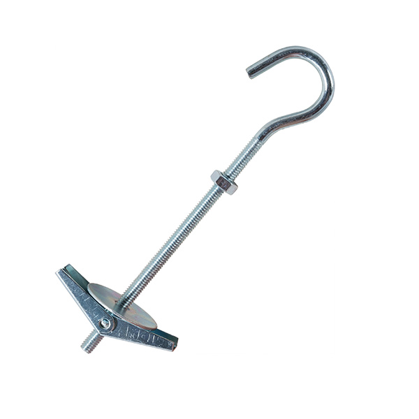 Складной пруж. дюбель с крюком м5