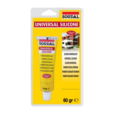 Силикон универсальный Soudal Белый 60гр