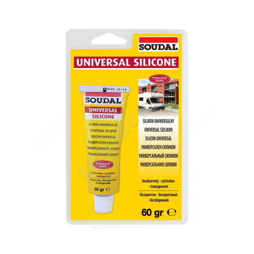 Силикон универсальный Soudal Прозрачный 60гр