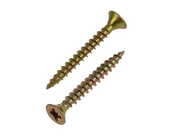 POZI Саморез универсальный желтый цинк