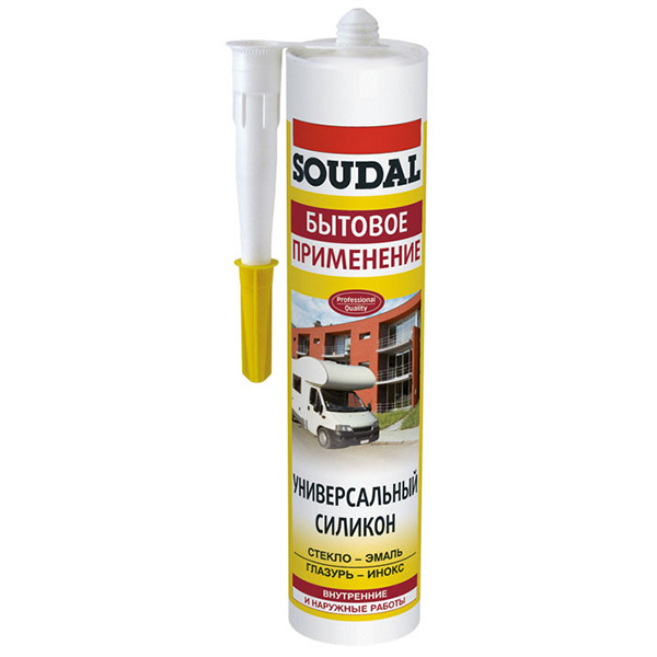 Силикон универсальный Soudal Прозрачный 280мл