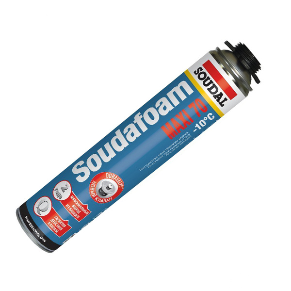 Пена профессиональная зимняя Soudal MAXI 70 870мл